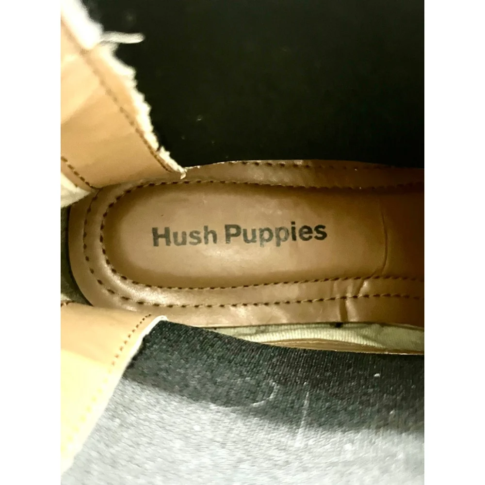 Hush Puppies Women's Black Chelsea Suede Ankle Boots Size 10